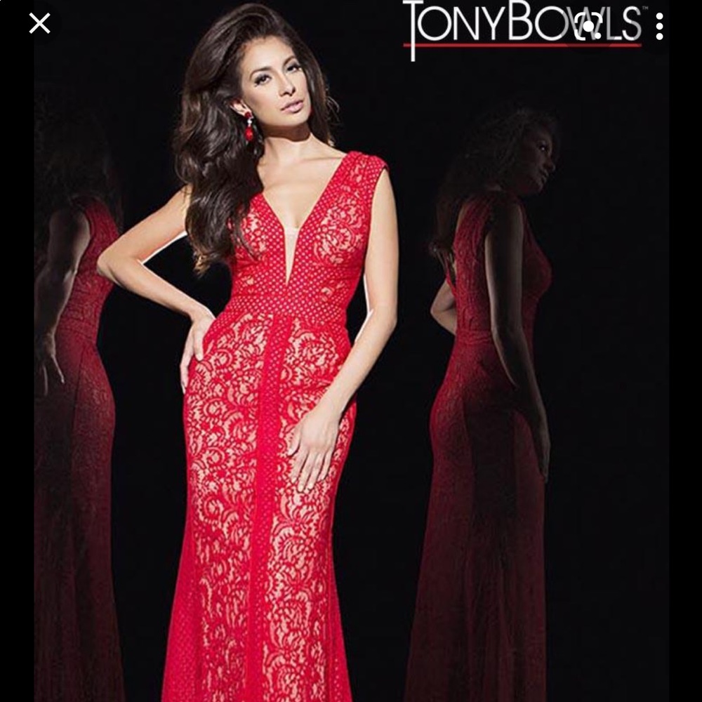 Tony Bowls New Beginnings Red Dress!!!